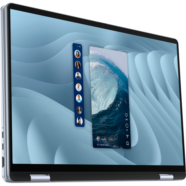 Laptop Dell 16 Plus 2in1 Ultra7 256V 16GB DDR5 1TB SSD FHD+ DOTYK BLK W11