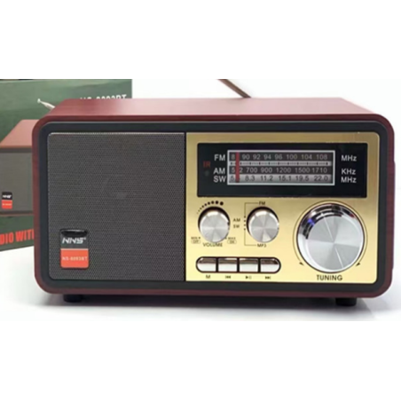 Radio sieciowo-bateryjne FM Golon kol 1 / Radio Stella RetroAudio NS-8093BT FM Sieciowo-bateryjne