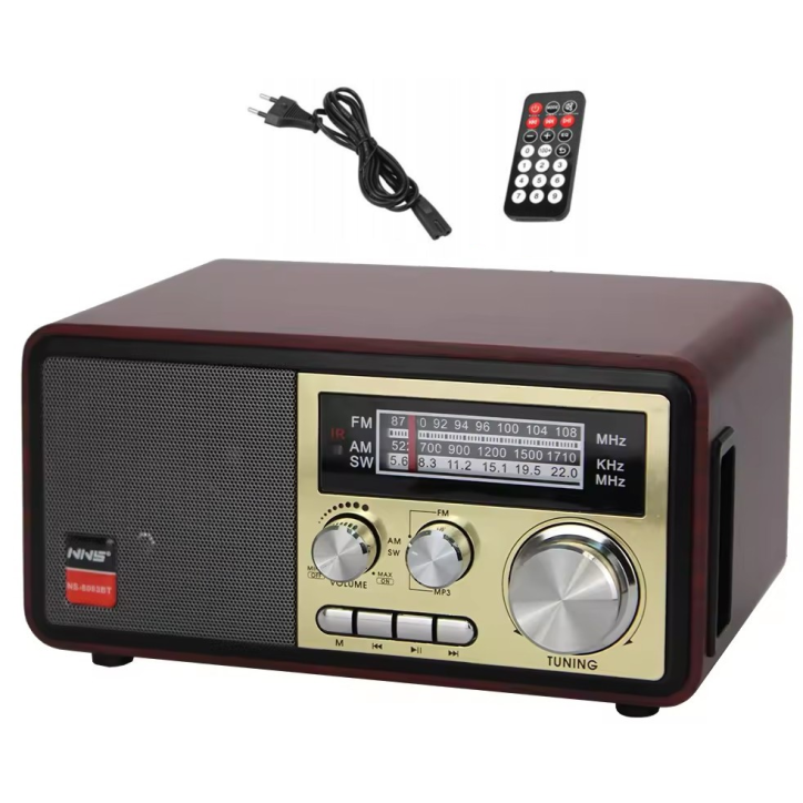 Radio sieciowo-bateryjne FM Golon kol 1 / Radio Stella RetroAudio NS-8093BT FM Sieciowo-bateryjne Radio sieciowo-bateryjne FM Golon kol 1 / Radio Stella RetroAudio NS-8093BT FM Sieciowo-bateryjne