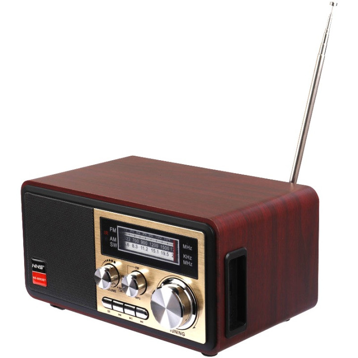 Radio sieciowo-bateryjne FM Golon kol 1 / Radio Stella RetroAudio NS-8093BT FM Sieciowo-bateryjne Radio sieciowo-bateryjne FM Golon kol 1 / Radio Stella RetroAudio NS-8093BT FM Sieciowo-bateryjne