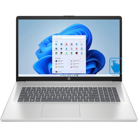 CENEO Laptop HP 17  INTEL CORE 5 120U 16GB 512GB  SSD  DOTYK Win 11 Srebrny