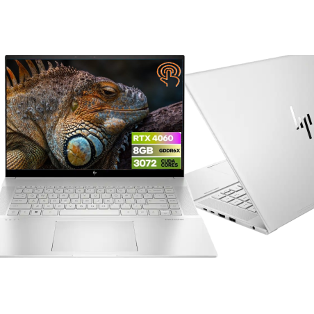Aluminiowy mocny HP Envy 16 i7-13 16GB 1TB SSD WQXGA Dotyk RTX4060 120HZ W11