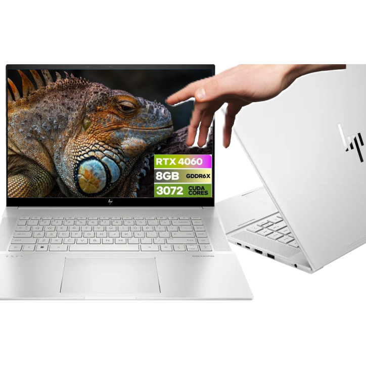Aluminiowy mocny HP Envy 16 i7-13 16GB 1TB SSD WQXGA Dotyk RTX4060 120HZ W11