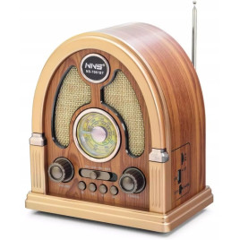 Radio Kuchenne Vintage FM akumulatorowe z Bluetooth USB do Salonu