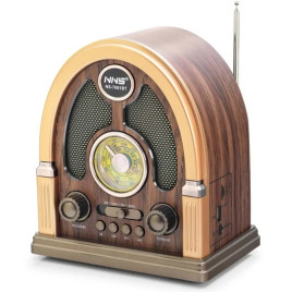 Radio Kuchenne Vintage FM akumulatorowe z Bluetooth USB do Salonu
