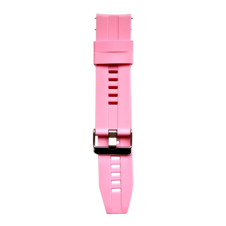 Opaska Pasek  ZL02 K22 PINK 22mm Silikon Różowa Smartwatch