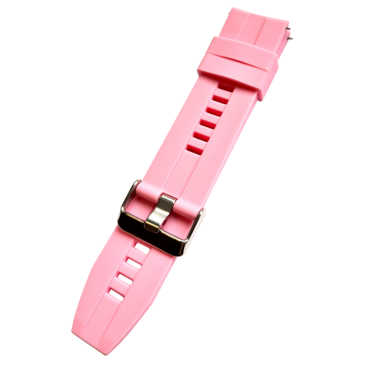 Opaska Pasek  ZL02 K22 PINK 22mm Silikon Różowa Smartwatch