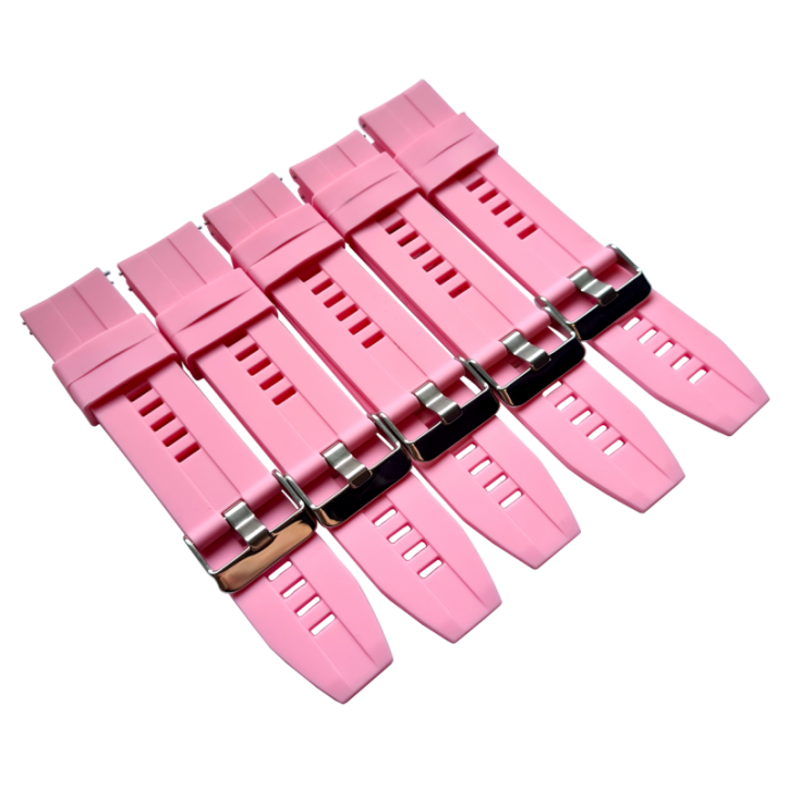 Opaska Pasek  ZL02 K22 PINK 22mm Silikon Różowa Smartwatch
