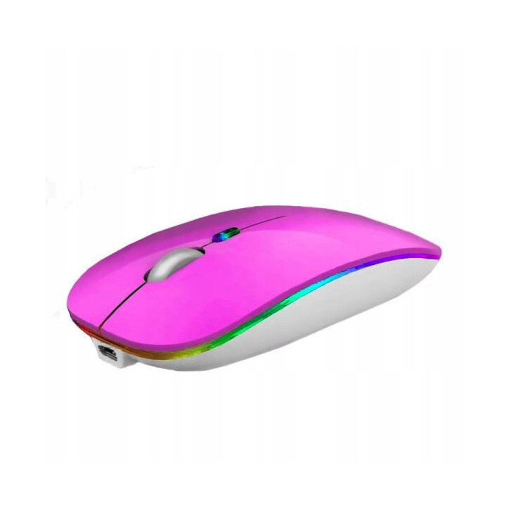 MYSZ STONE BEZPRZEWODOWA RGB Purple