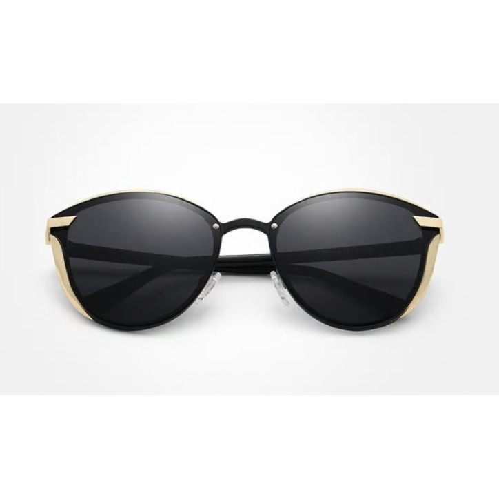 Okulary przeciwsłoneczne Kingseven N7824 złoty / czarny UV400 Okulary przeciwsłoneczne Kingseven N7824 złoty / czarny UV400