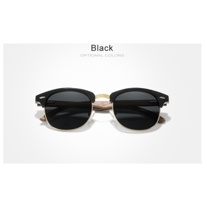 Okulary przeciwsłoneczne Kingseven N5516 czarny / złoty UV400 Okulary przeciwsłoneczne Kingseven N5516 czarny / złoty UV400
