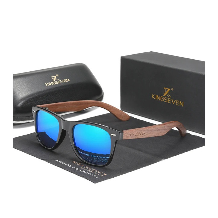 Okulary przeciwsłoneczne Kingseven N5520 niebieskie UV400 Okulary przeciwsłoneczne Kingseven N5520 niebieskie UV400