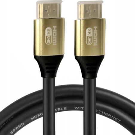 Kabel HDMI Przewód 2.1 PREMIUM  8K 60HZ 48Gbps 5m