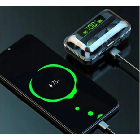 Słuchawki Bezprzewodowe Bluetooth 5.1 + Powerbank