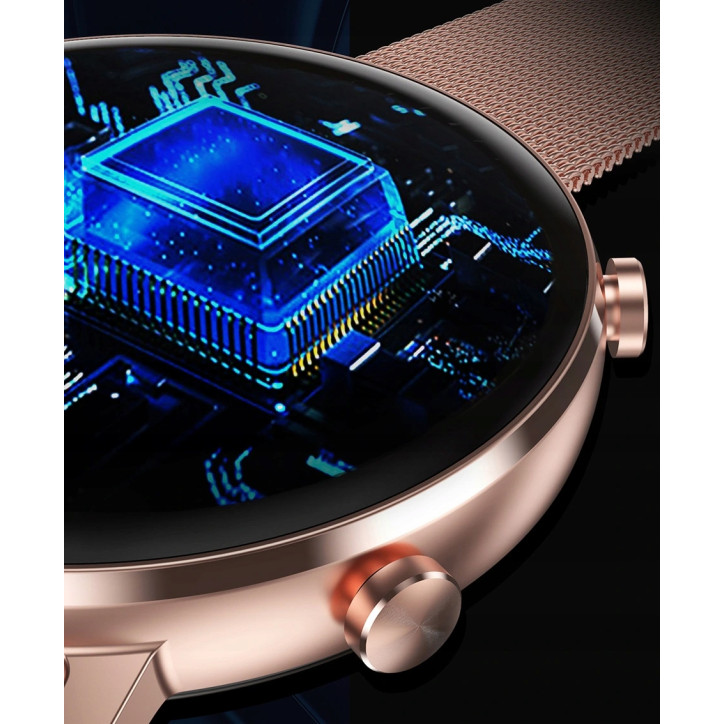 Smartwatch DT96 Ciśnieniomierz Zegarek Srebrny