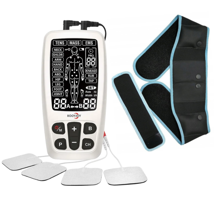Elektrostymulator Mięśni i Nerwów TENS EMS 60 + pas Elektrostymulator Mięśni i Nerwów TENS EMS 60 + pas