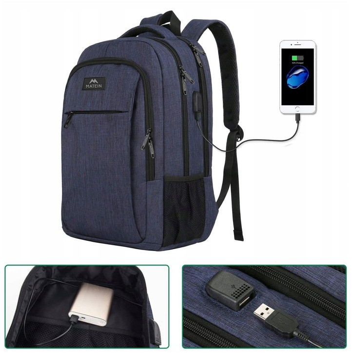 Plecak biznesowy na laptopa 17.3 MATEIN Plecak biznesowy na laptopa 17.3 MATEIN