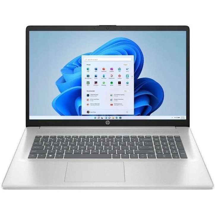 Laptop HP 17 INTEL CORE 5 120U 32GB 1TB SSD FullHD Win 11 Srebrny