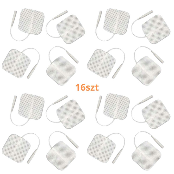 Elektrody 5x5cm Tens do elektrostymulatorów 16szt Elektrody 5x5cm Tens do elektrostymulatorów 16szt