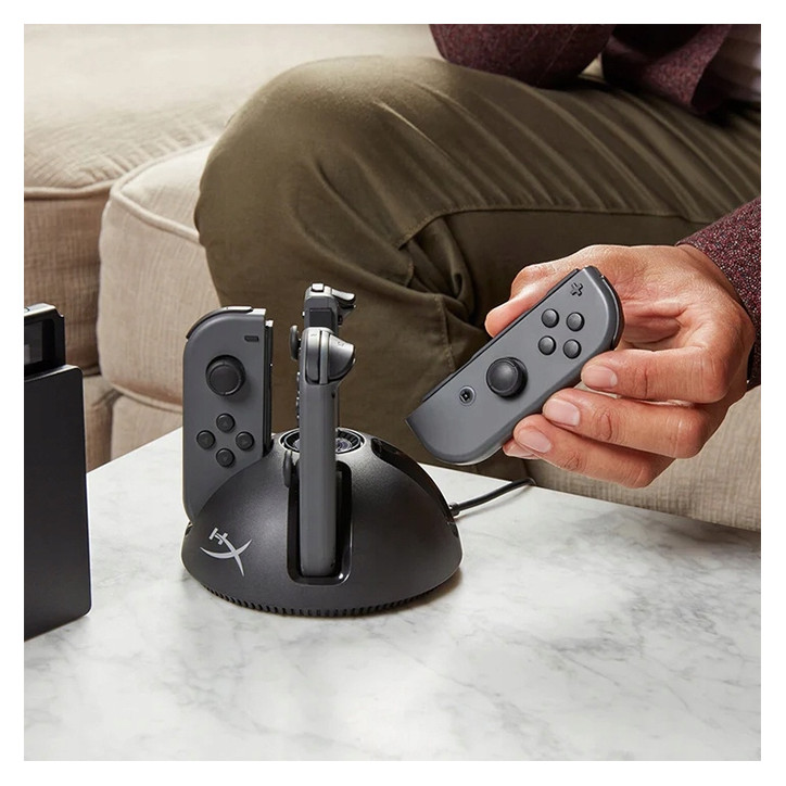 Stacja ładująca dokująca HyperX ChargPlay Quad 4w1 Nintendo Switch LED USB
