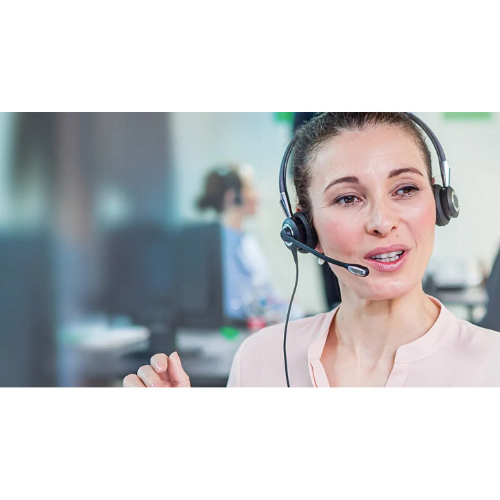 Przewodowe nauszne Słuchawki Z MIKROFONEM Jabra BIZ 2400 II