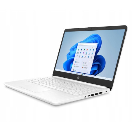 Laptop edukacyjny HP 14 " Intel 4 GB / 64 GB biały prezent komunia W11