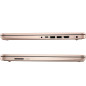 Edukacyjny Różowy WYDAJNY Laptop  na komunię HP 14 N4120 8GB  256 GB CAM ROSE GOLD WIN 11