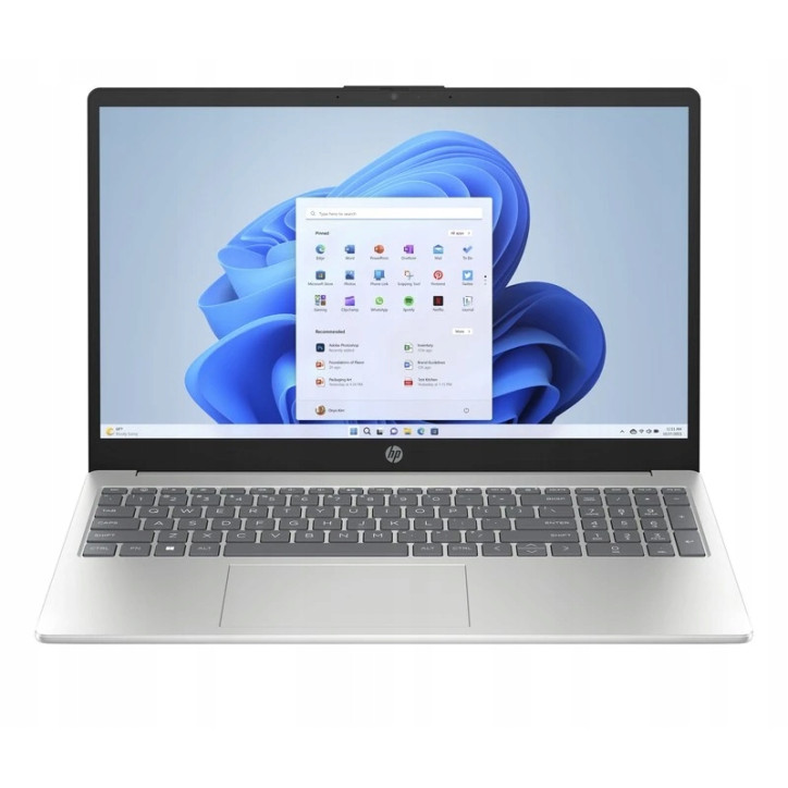 Mocny laptop HP 15-fd i5 1335U 16GB  1TB SSD 15.6" FHD Win11 Podświetlana klawiatura Srebrny
