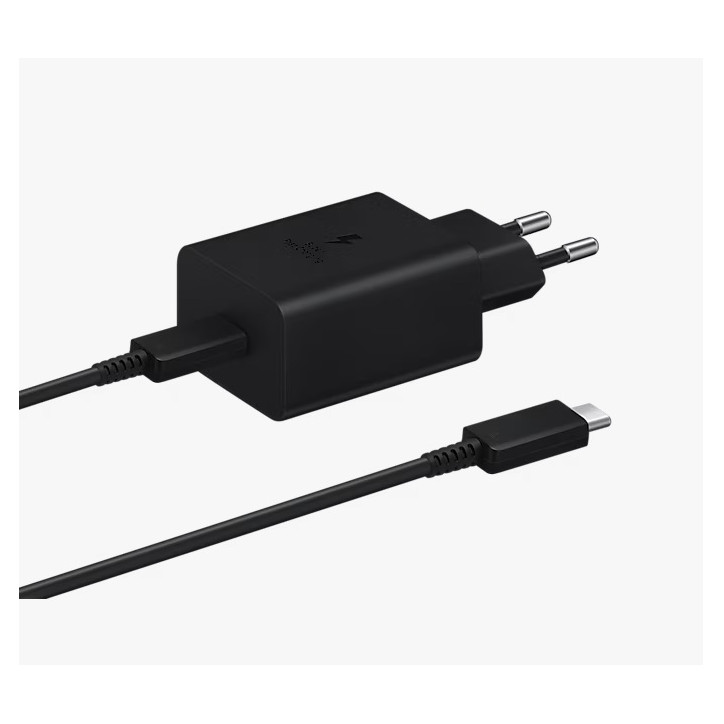ŁADOWARKA SIECIOWA USB-C SAMSUNG 5A 45W TYP-C CZARNY ŁADOWARKA SIECIOWA USB-C SAMSUNG 5A 45W TYP-C CZARNY