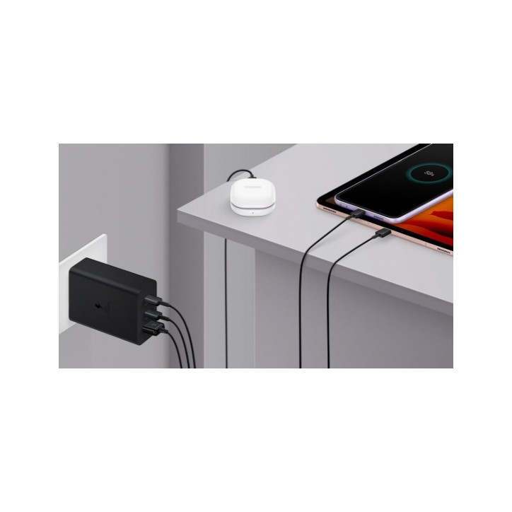 ŁADOWARKA SAMSUNG TRIO P-T6530NBEGWW USB-A 2x USB-C 65W CZARNA ŁADOWARKA SAMSUNG TRIO P-T6530NBEGWW USB-A 2x USB-C 65W CZARNA