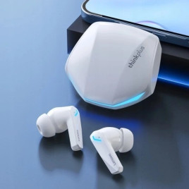 LENOVO GM2 PRO Z POWERBANK - Białe / SŁUCHAWKI BEZPRZEWODOWE LENOVO GM2 PRO Z POWERBANK