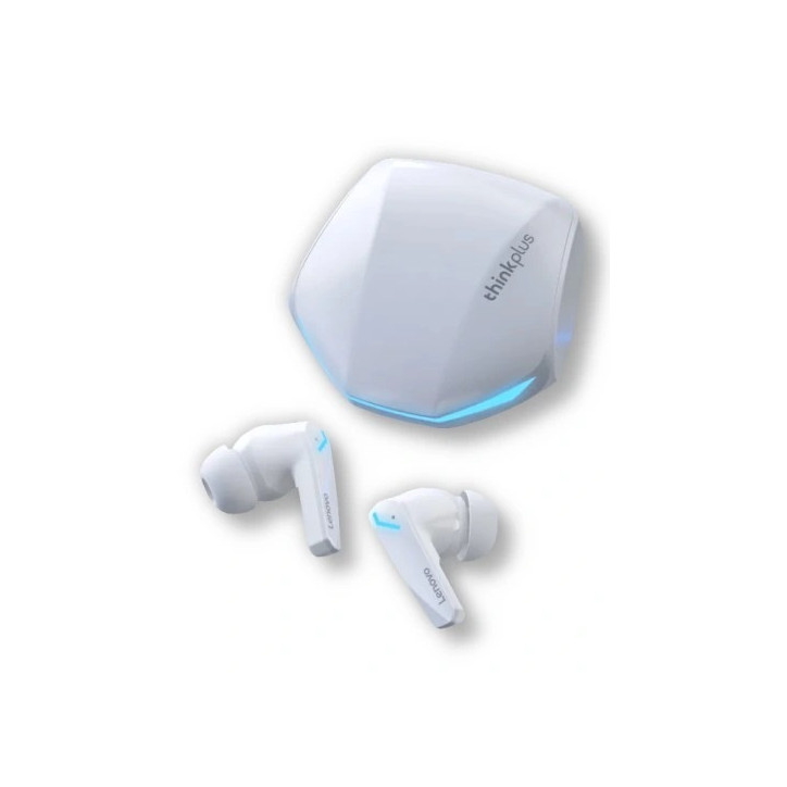 LENOVO GM2 PRO Z POWERBANK - Białe / SŁUCHAWKI BEZPRZEWODOWE LENOVO GM2 PRO Z POWERBANK