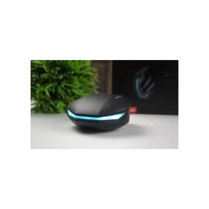 LENOVO GM2 PRO Z POWERBANK - Czarne / SŁUCHAWKI BEZPRZEWODOWE LENOVO GM2 PRO Z POWERBANK