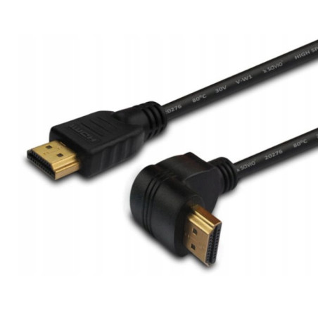 Kabel HDMI Łamany/Kątowy 1,5m 2.0