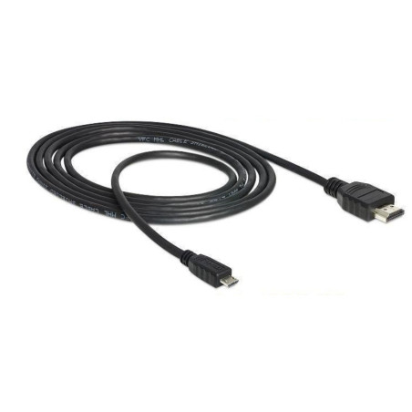 DeLOCK 83295 1m Micro-USB HDMI Czarny adapter kabla wideo