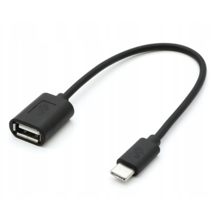 TB Kabel OTG USB AF - USB C 15cm czarny