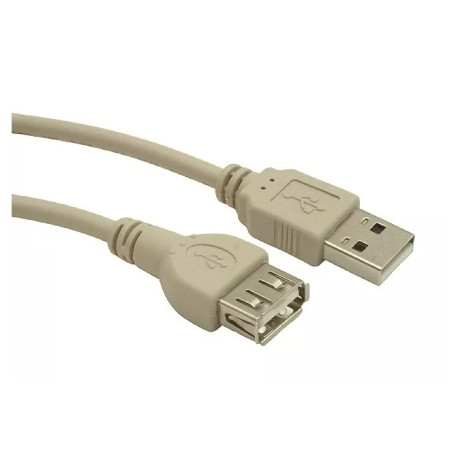 Cablexpert Przedłuzacz USB 2.0 typu AM-AF 0.75m szary