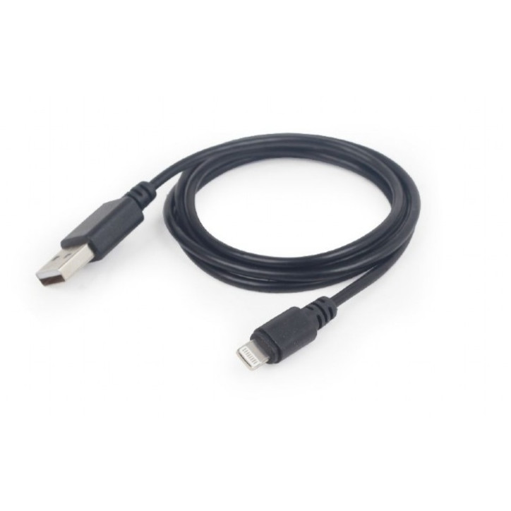 Kabel USB Cablexpert USB-A - Lightning 1 m Czarny