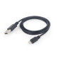 Kabel USB Cablexpert USB-A - Lightning 1 m Czarny