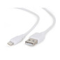 Kabel USB Cablexpert USB-A - Lightning 0,5 m Biały