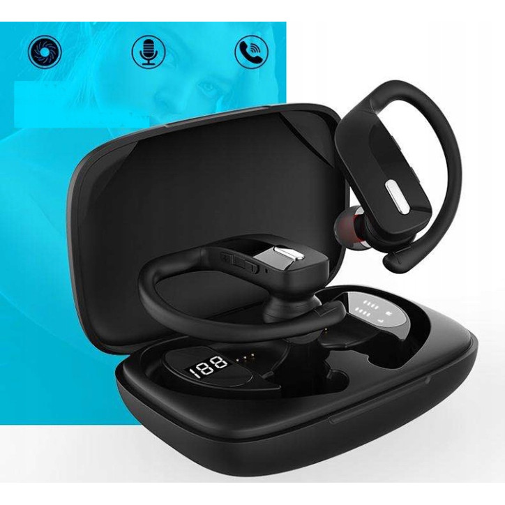 SŁUCHAWKI BLUETOOTH 5.3 SPORTOWE PREMIUM POWERBANK TWS