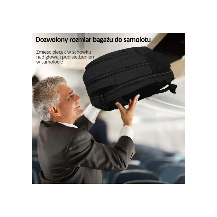 MATEIN Plecak biznesowy podróżny USB na laptopa 15,6” P103503 MATEIN Plecak biznesowy podróżny USB na laptopa 15,6” P103503