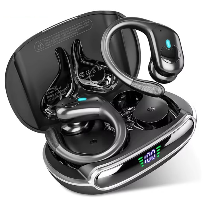 SŁUCHAWKI BEZPRZEWODOWE BX30 Bluetooth 5.3 Dwa Mikrofony BASS rozmowy
