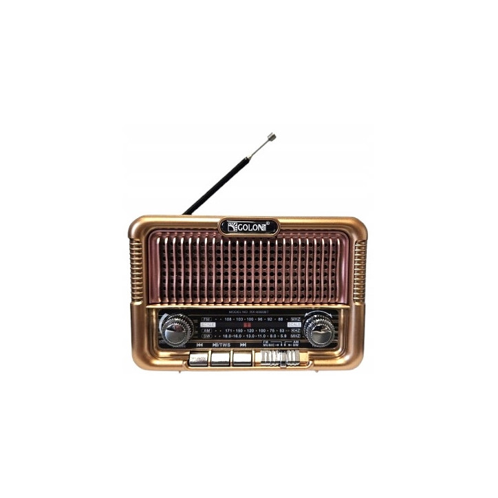 Radio Vintage FM akumulatorowe z Bluetooth i USB Radio Vintage FM akumulatorowe z Bluetooth i USB