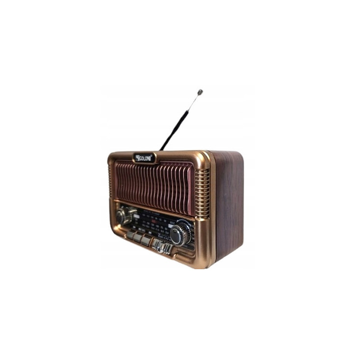 Radio Vintage FM akumulatorowe z Bluetooth i USB Radio Vintage FM akumulatorowe z Bluetooth i USB