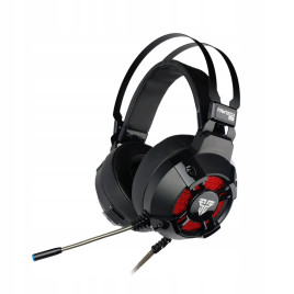 Słuchawki gamingowe dla graczy mikrofon LED RGB PC HG11