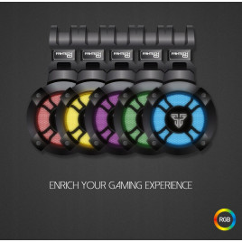 Słuchawki gamingowe dla graczy mikrofon LED RGB PC HG11