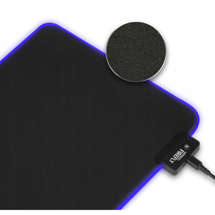 FANTECH Gamingowa podświetlana podkładka RGB MPR800s FIREFLY RGB czarna FANTECH Gamingowa podświetlana podkładka RGB MPR800s FIREFLY RGB czarna