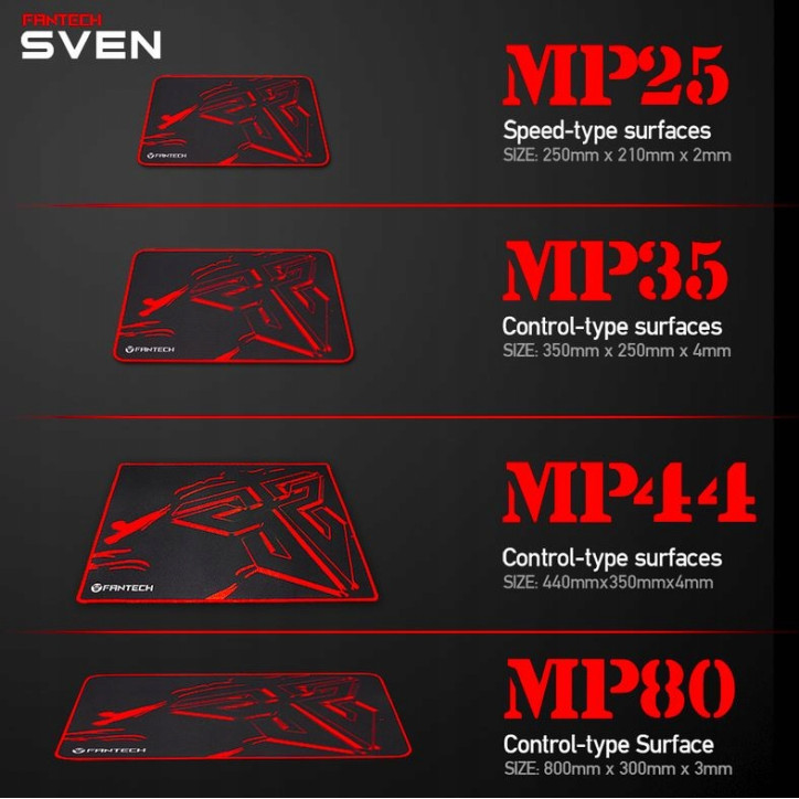 FANTECH Podkładka pod mysz gamingowa GRACZA 35cm MP35