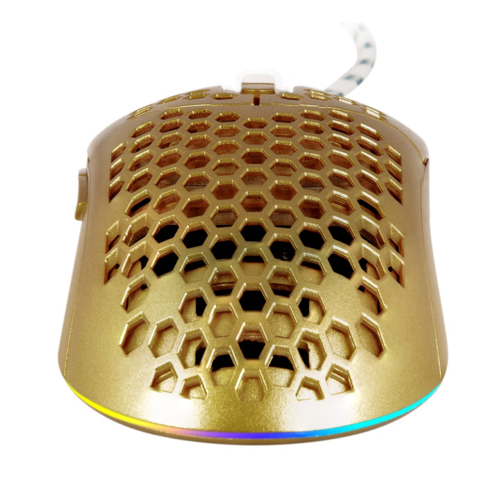 Mysz Gamingowa ULTRA LEKKA RGB LED DLA GRACZA j900 gold Mysz Gamingowa ULTRA LEKKA RGB LED DLA GRACZA j900 gold